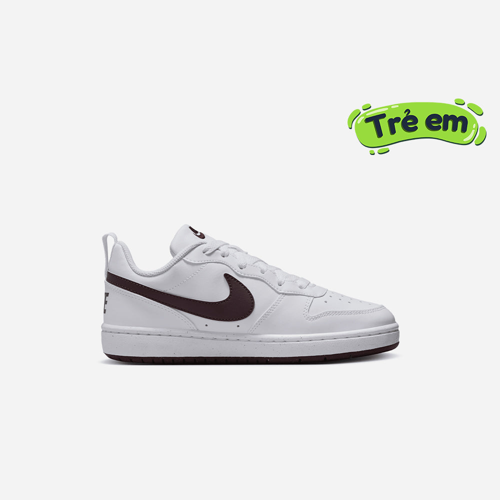 Giày Sneaker Bé Trai Nike Court Borough Low Recraft (Gs) - Trắng - Hình ảnh 3