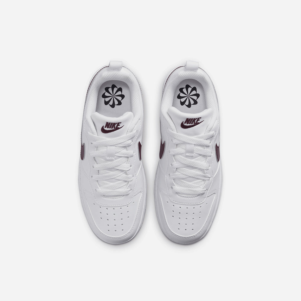 Giày Sneaker Bé Trai Nike Court Borough Low Recraft (Gs) - Trắng - Hình ảnh 12