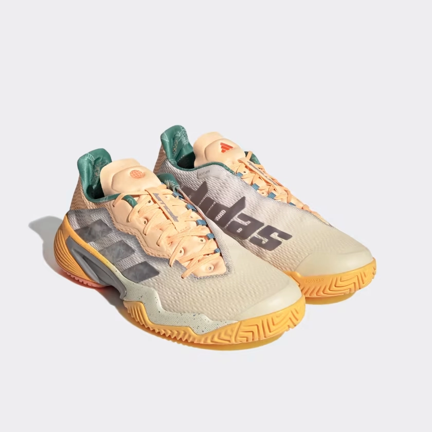 Giày Tennis Adidas Barricade White Tint/Acid Orange chính hãng (HQ8416)