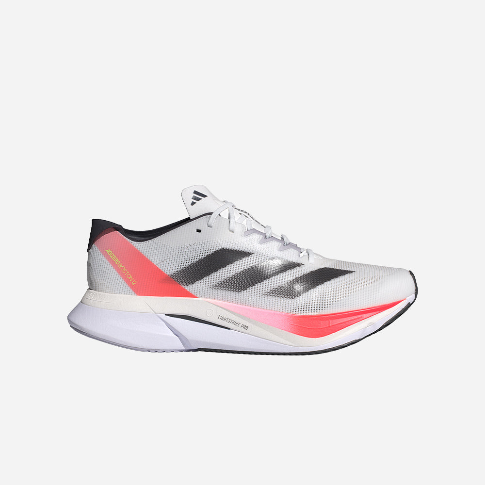 Giày Chạy Bộ Nam Adidas Adizero Boston 12 - Trắng - Hình ảnh 2