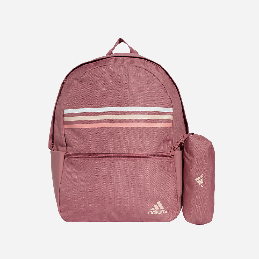 Ba Lô Thể Thao Adidas Classic Horizontal 3-Stripes - Hồng - Hình ảnh 3